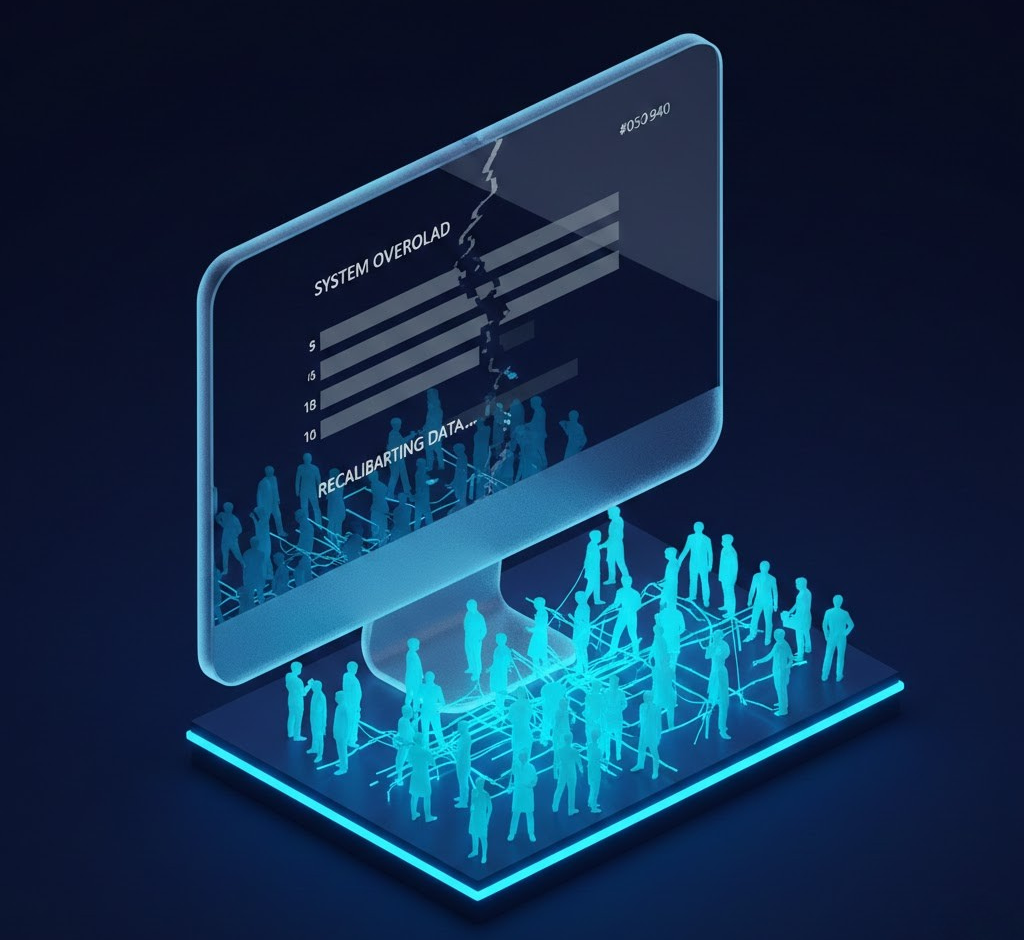 Management Visibility Gap Illustration=